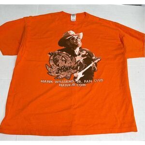 Hank Williams JR Fan‎ Club Exclusive Shirt. 2XL.A23